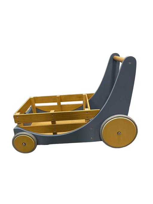 secondhand Kinderfeets 2-in-1 Wooden Cargo Walker Wagon