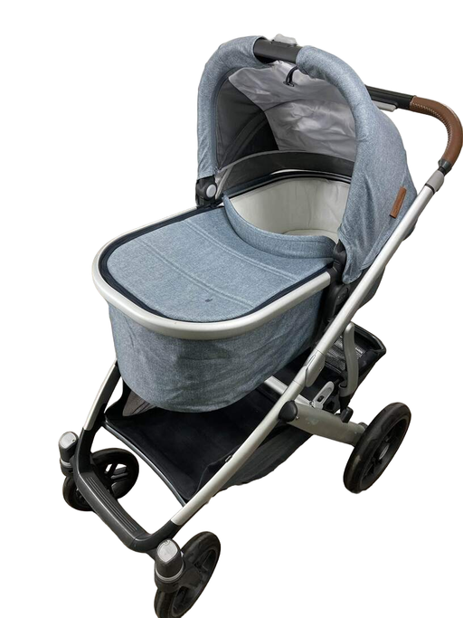 used UPPAbaby VISTA V2 Stroller, Bassinet and Frame Only, Gregory (Blue Melange), 2020