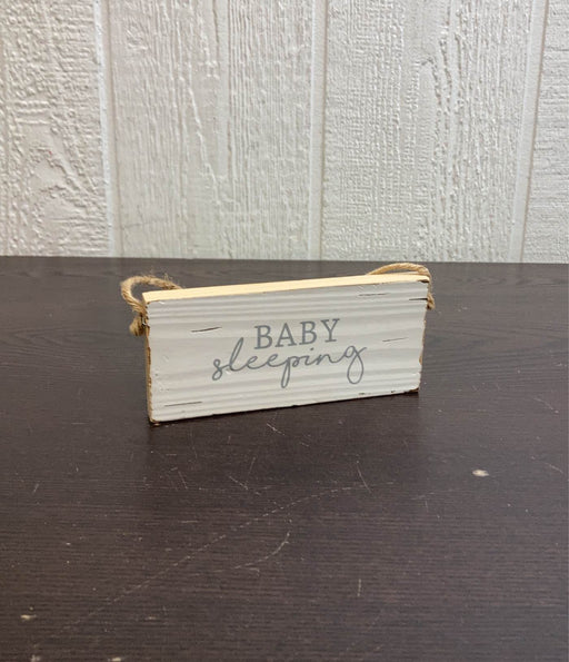 used Baby Sleeping Sign