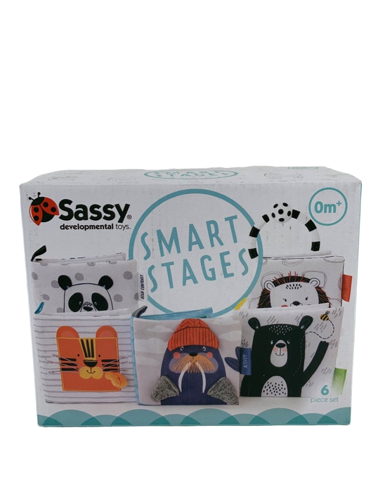 used Sassy Smart Stages Soft Book Set