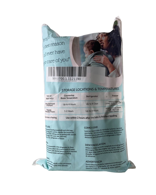 secondhand Zomee Breast milk Storage Bags, 120 Ct