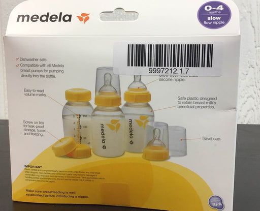 secondhand Medela Breastmilk Bottle Set