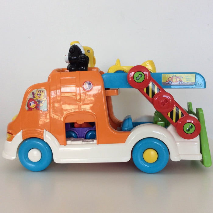 secondhand VTech Pull & Learn Car Carrier