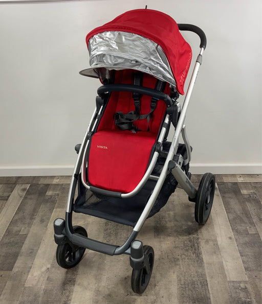 secondhand UPPAbaby VISTA Stroller, Denny (Red)