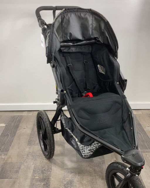 secondhand BOB Revolution Flex Single Jogging Stroller, 2018, Lunar Black