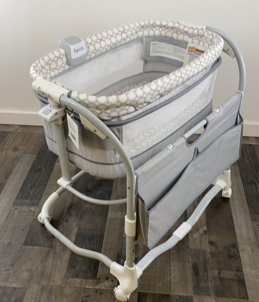 used Ingenuity Dream & Grow Bedside Bassinet, gray white