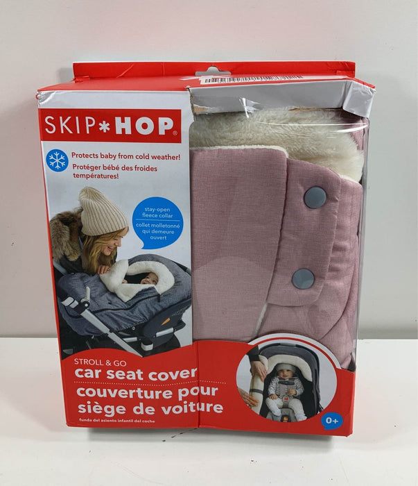 used Skip Hop Stroll And Go Car Seat Cover, pink