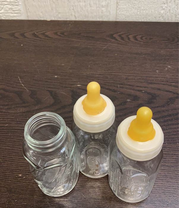 secondhand Evenflo Glass Baby Bottles - 4oz