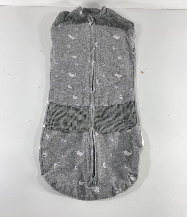 secondhand Happiest Baby Sleepea Swaddle, Medium, Graphite Gray Planets