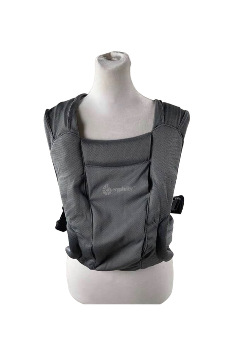 used Ergobaby Embrace Baby Carrier, Wash Black/Mesh