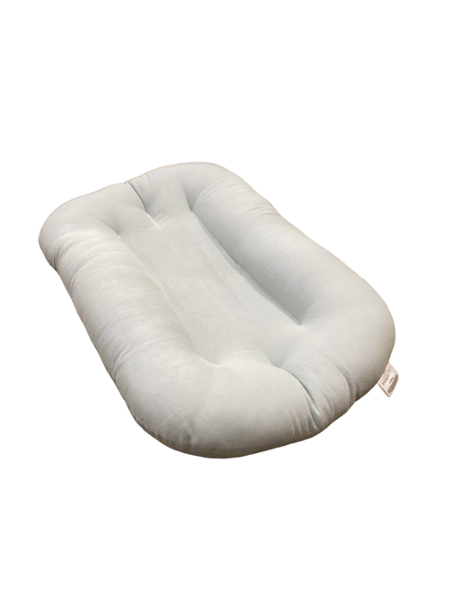 used Snuggle Me Organic Sensory Infant Lounger, Slate