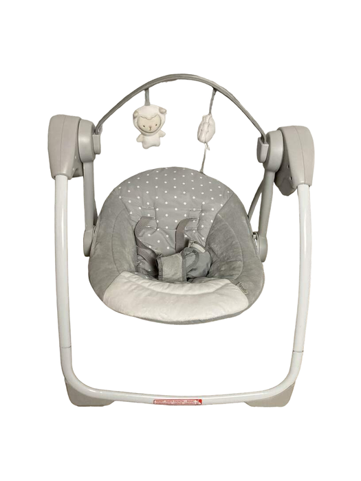 used Ingenuity Comfort To Go Portable Swing, Cuddle Lamb