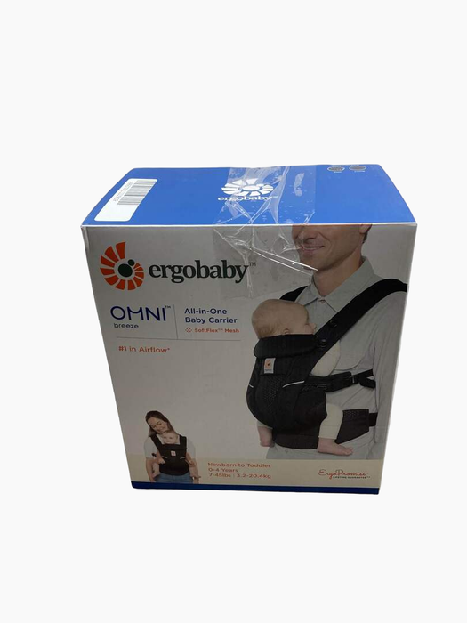 used Ergobaby Omni Breeze Baby Carrier, Onyx Back