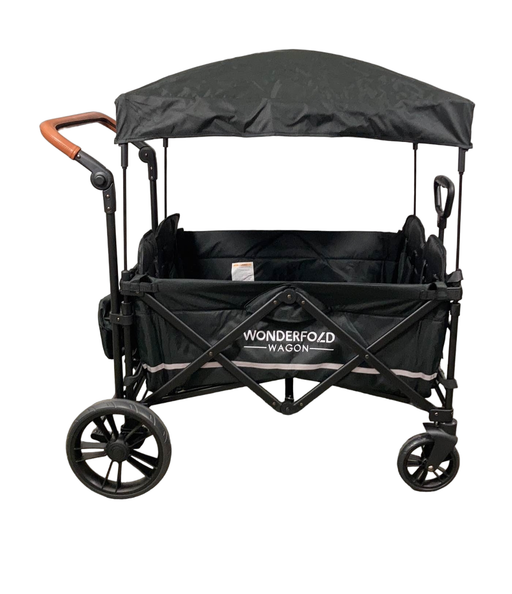 secondhand Wonderfold X4 Push & Pull Quad Stroller, 2022, Stealth Black