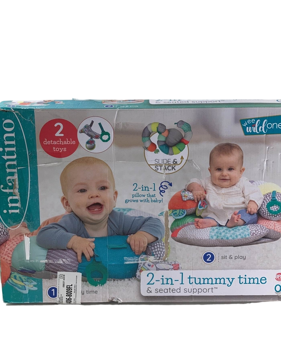 used Infantino 2-in-1 Tummy Time & Seated Support