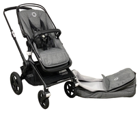 used Bugaboo Fox 3 Stroller, 2021, Black, Grey Melange