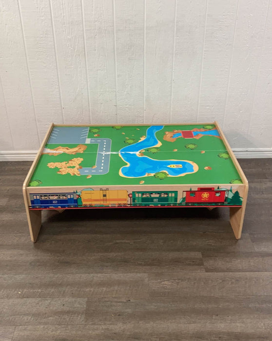 used Wooden Train Table