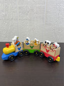 used Melissa & Doug Mickey Mouse & Friends Wooden Train Toy