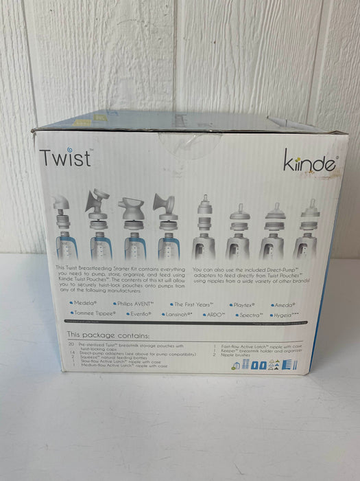 secondhand Kiinde Breast Milk Storage Twist Starter Kit