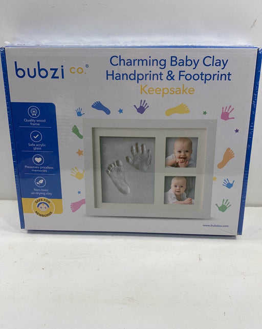 used Bubzi Co Air Drying Clay Handprint & Footprint Photo Frame