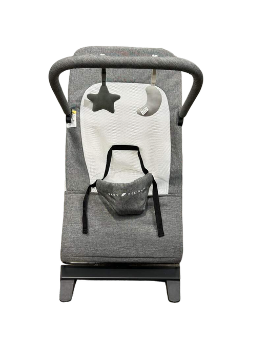 used Baby Delight Go With Me Alpine Deluxe Portable Bouncer, Charcoal