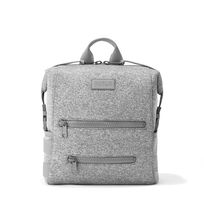 used Dagne Dover Indi Diaper Backpack Medium, Heather Grey