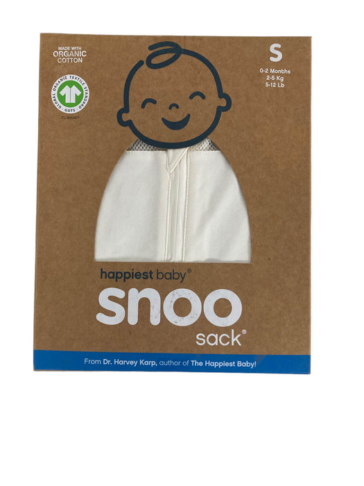 used Happiest Baby SNOO Sack, Small (5-12 lbs), Ivory