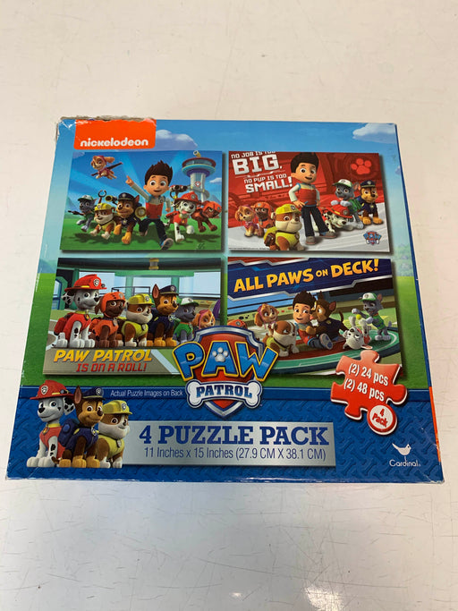 used Nickelodeon PAW Patrol 4-Pack Jigsaw Puzzles