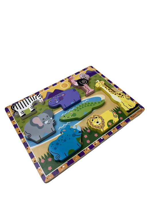 used Melissa & Doug Wooden Puzzle