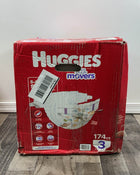 used Huggies Little Movers 174 Count, Size 3