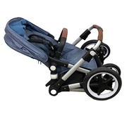 secondhand Bugaboo Lynx Stroller, 2019, Aluminum, Blue Melange