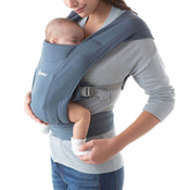 used Ergobaby Embrace Baby Carrier, Oxford Blue