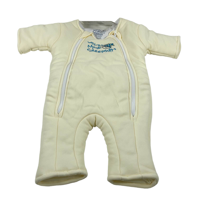 Baby Merlin's Magic Sleepsuit, Small 3-6 Months, Cream