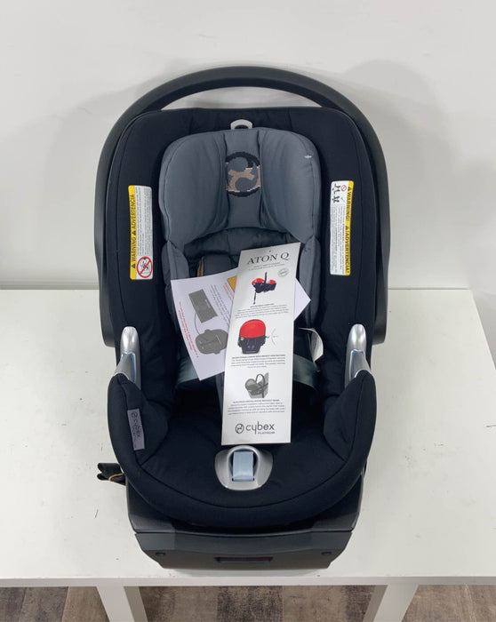 secondhand Cybex Aton Q Infant Car Seat, 2018, Graphite Black