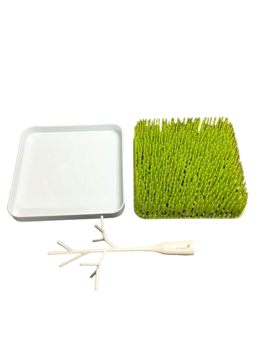 secondhand Boon Grass Countertop Drying Rack with Accessories