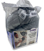 used Boppy Anywhere Nursing Pillow, Soft Grey