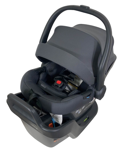 used UPPAbaby MESA MAX Infant Car Seat and Base, PureTech Greyson, 2022