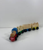 secondhand Melissa & Doug Wooden Farm Train Set