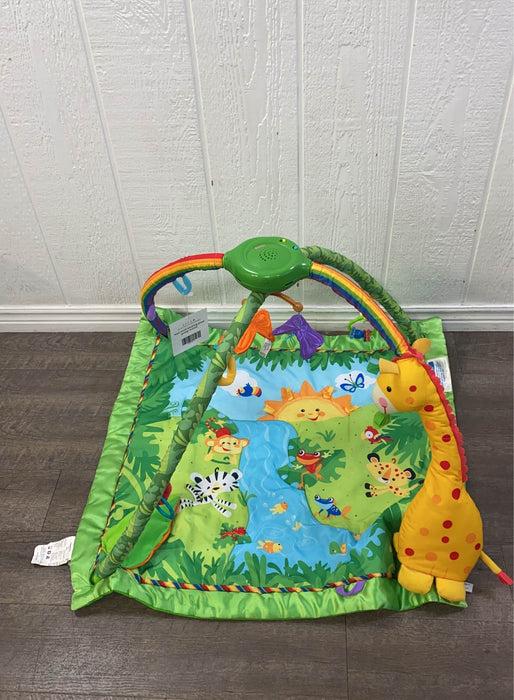 used Fisher Price Rainforest Melodies and Lights Deluxe Gym