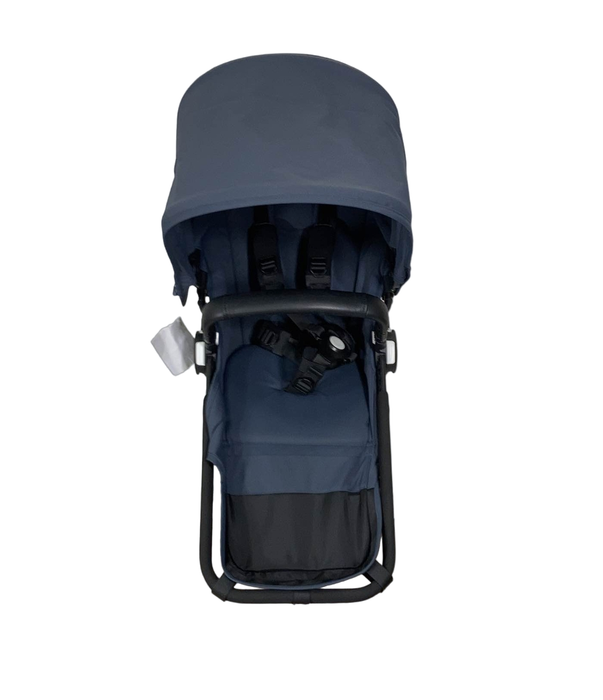 secondhand Bugaboo Donkey 5 Duo Extension Set, 2022, Black, Stormy Blue