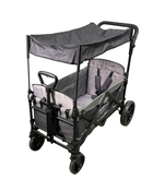 used Wonderfold X2 Push + Pull Double Stroller Wagon, 2022, Stone Gray