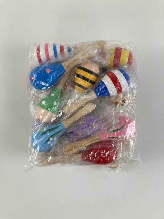 used BUNDLE Wooden Musical Toys, Maracas