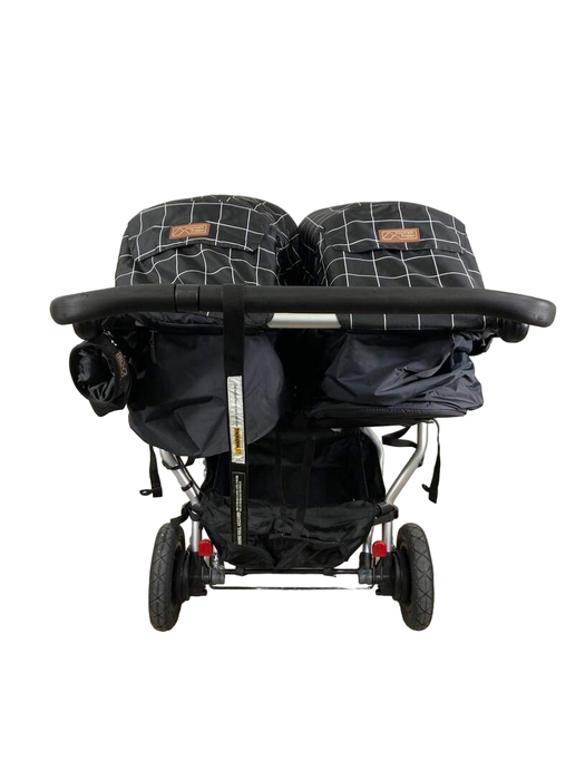 used Mountain Buggy Duet Double Stroller, 2022, Grid