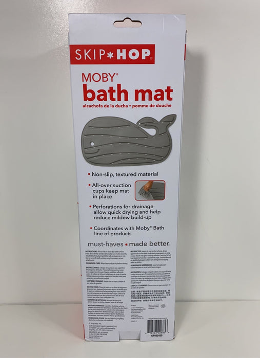 secondhand Skip Hop Moby Non-Slip Bath Mat, Grey