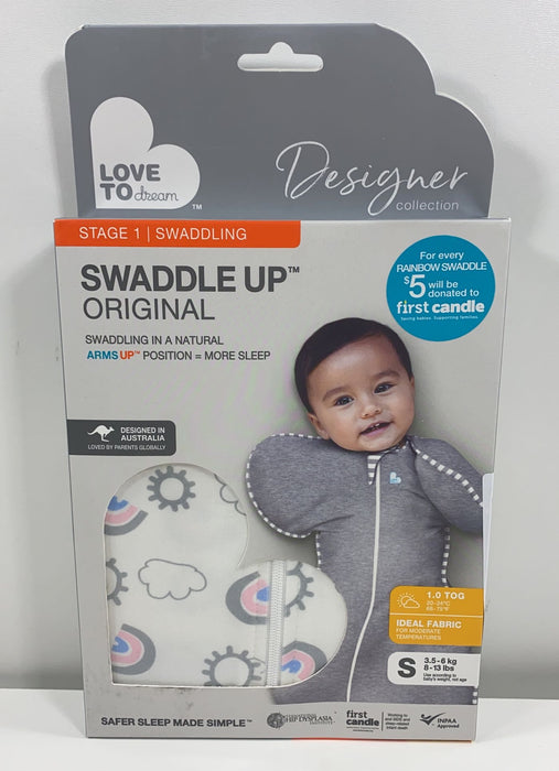 used Love To Dream Swaddle UP Original Sleep Sack, Small, Rainbow