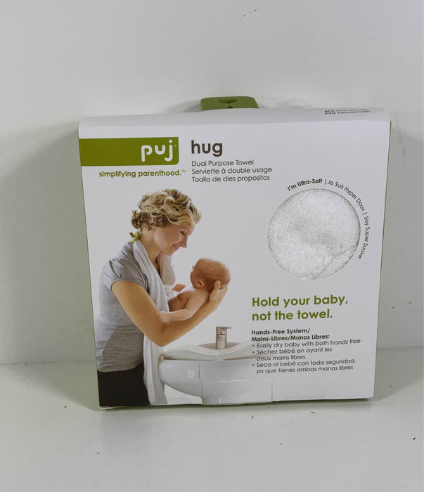 used Puj Hug Hands-Free Hooded Infant Towel