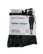 used Belly Bandit Mother Tucker Compression Capri Leggings, Olive Camo, Medium