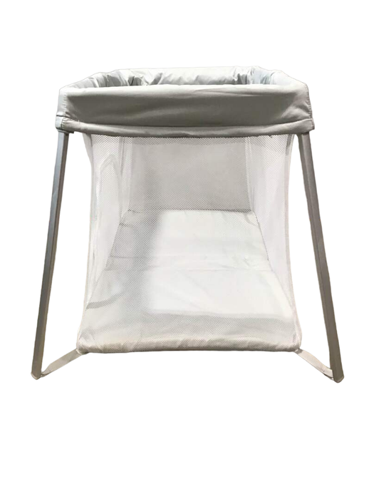 secondhand Baby Joy Lightweight Foldable Travel Crib, Silver