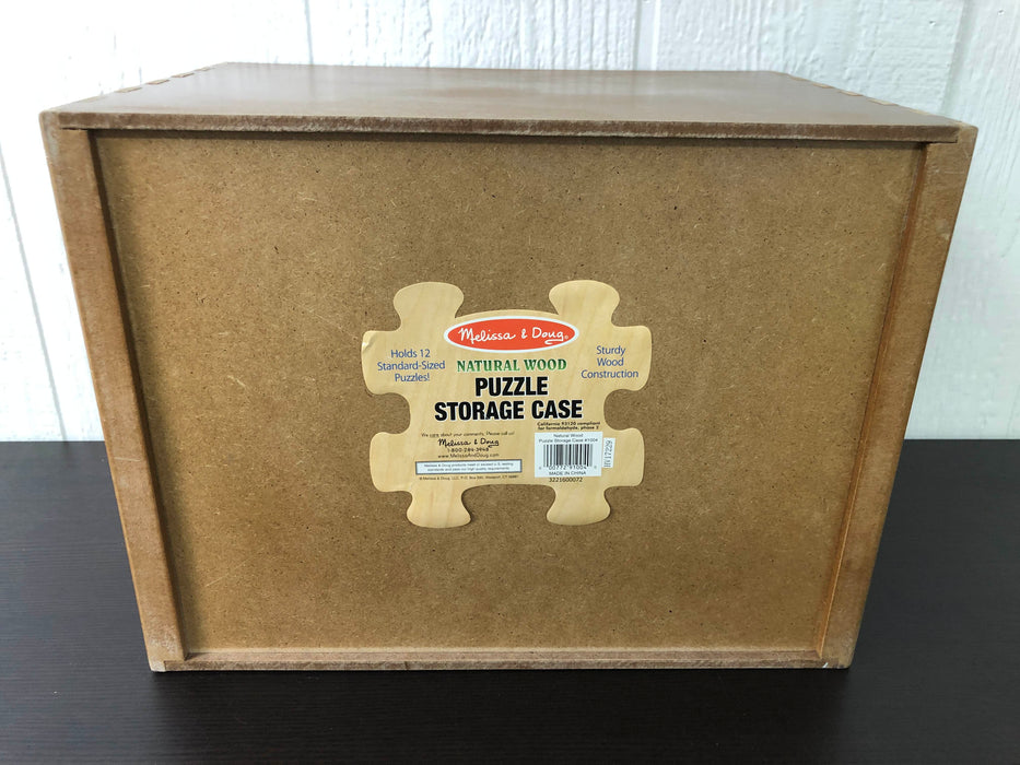 secondhand Melissa & Doug Puzzle Storage