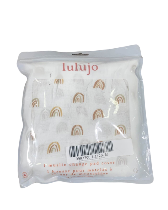 used Lulujo Muslin Change Pad Cover